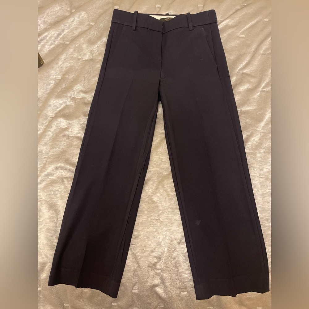 Jcrew navy blue culottes